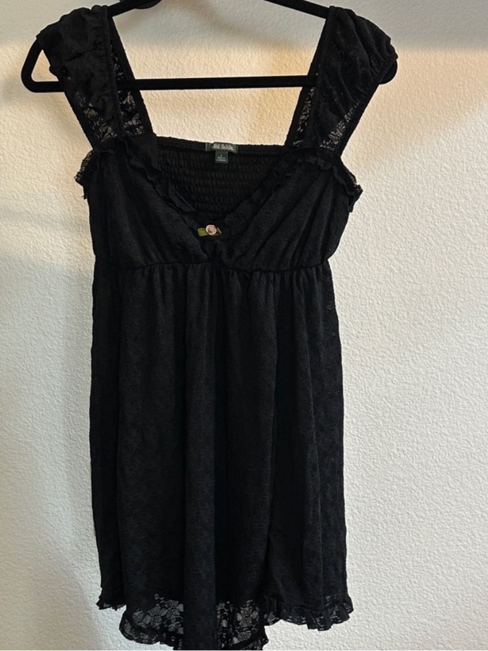 Wild Fable Cap Sleeve Lace Mini Babydoll Dress